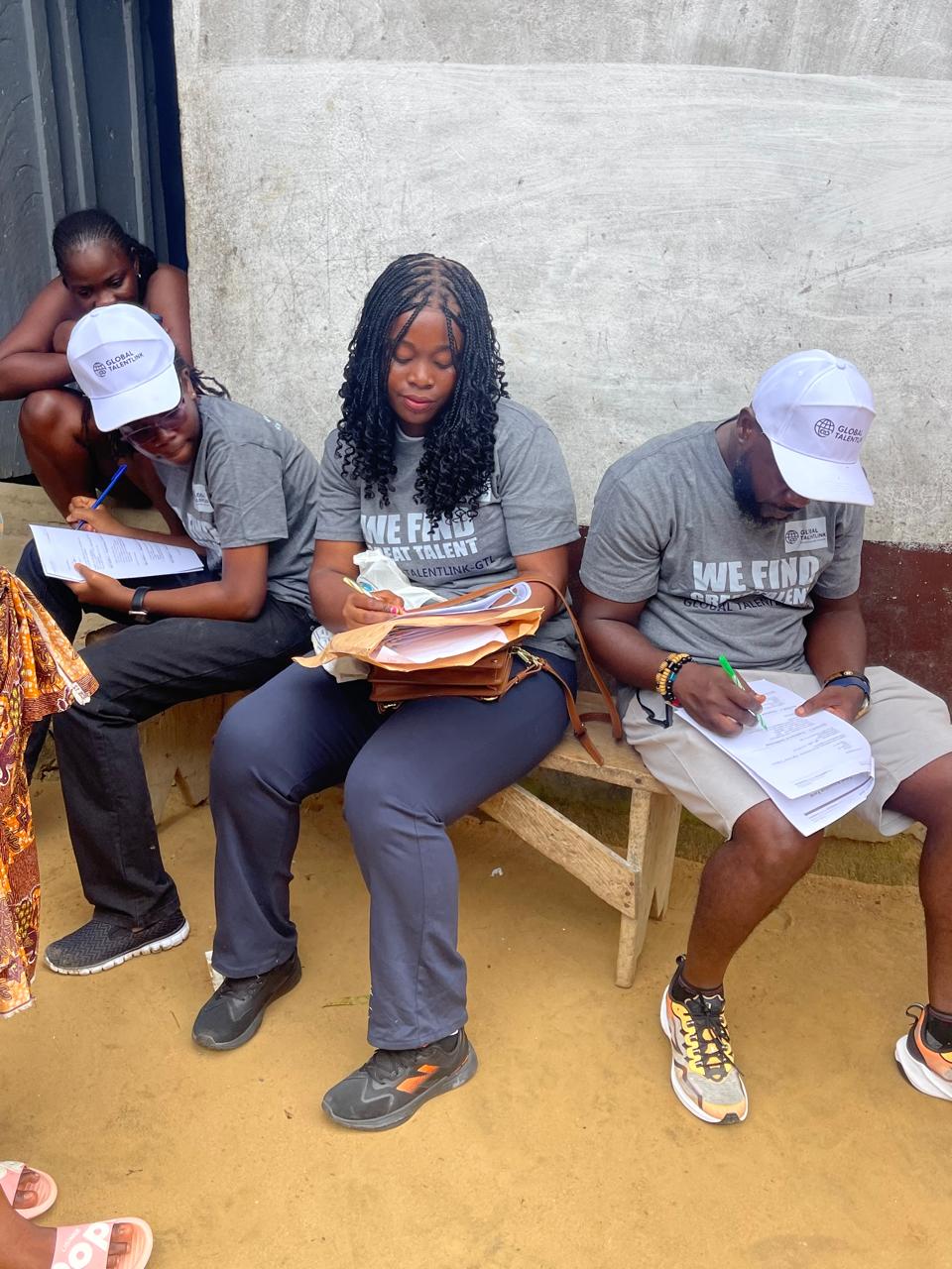 GTL team smiling during field visit